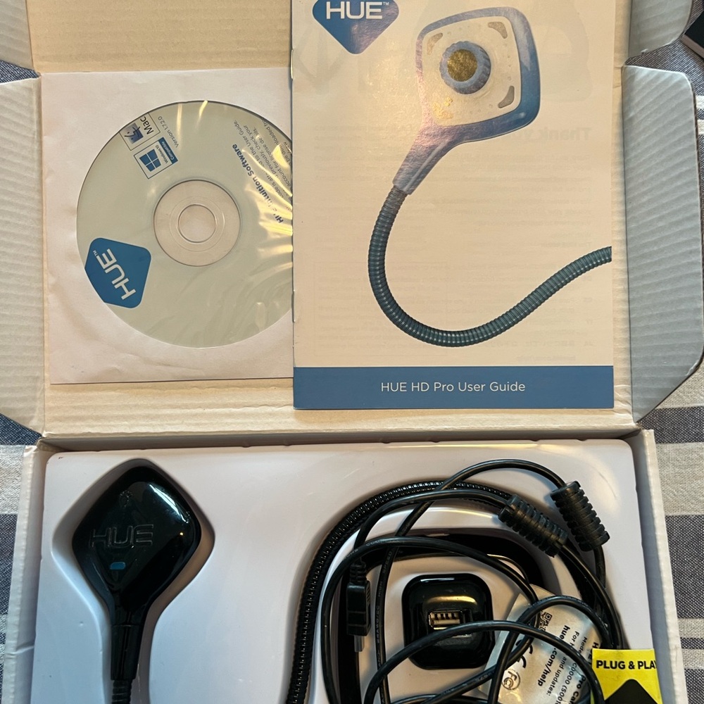 HUE HD Pro Camera with User Guide and Software